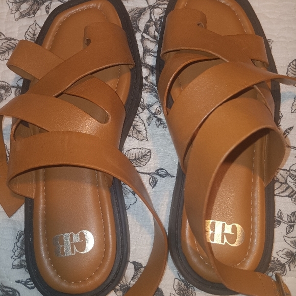 Brown Womens Sandals - Picture 1 of 5